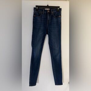 Madewell Slim Skinny Jeans - Dark Indigo Blue